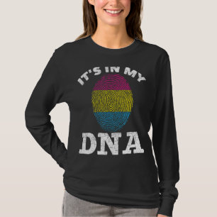 Camiseta Pansexual Fingprint It In My Dna Pan Pride Lgbt