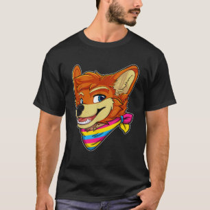 Camiseta Pansexual Fursona Furry Fox Gay Rights PriWeek