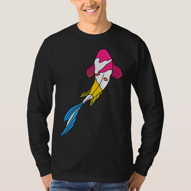 Camiseta Pansexual Koi Fish (Anverso)