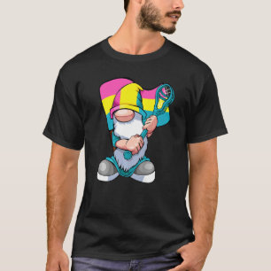 Camiseta Pansexual Lacrosse Player Lgbt Q Gnome Pan Pride F
