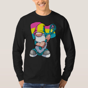 Camiseta Pansexual Lacrosse Player Lgbt Q Gnome Pan Pride F