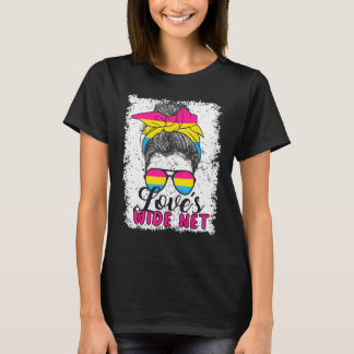 Camiseta Pansexual Love s Wide Net Pansexual Flag