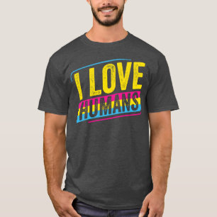 Camiseta Pansexual me encanta el orgullo LGBT humano