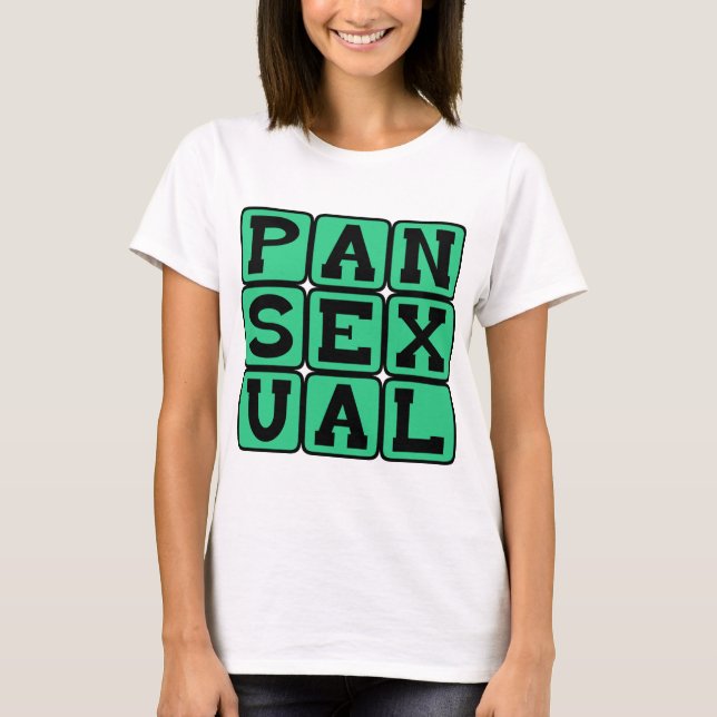 Camiseta Pansexual, Omnisexual (Anverso)