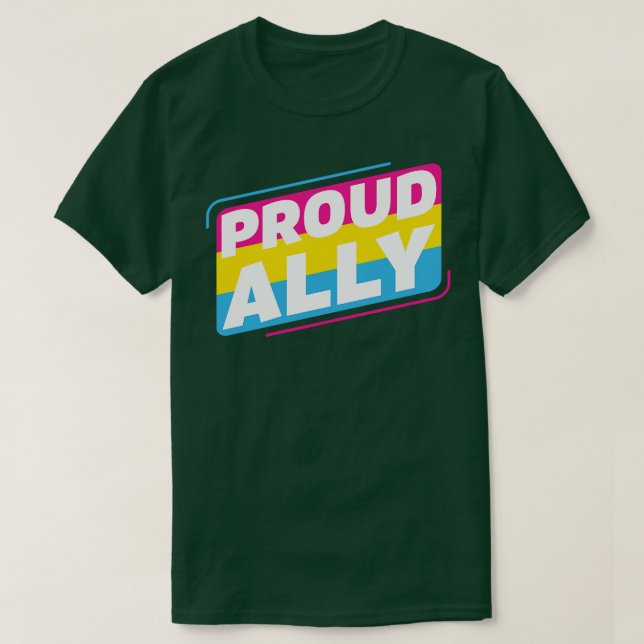 Camiseta Pansexual Orgullo Ally Pan Orgullo LGBT (Diseño del anverso)