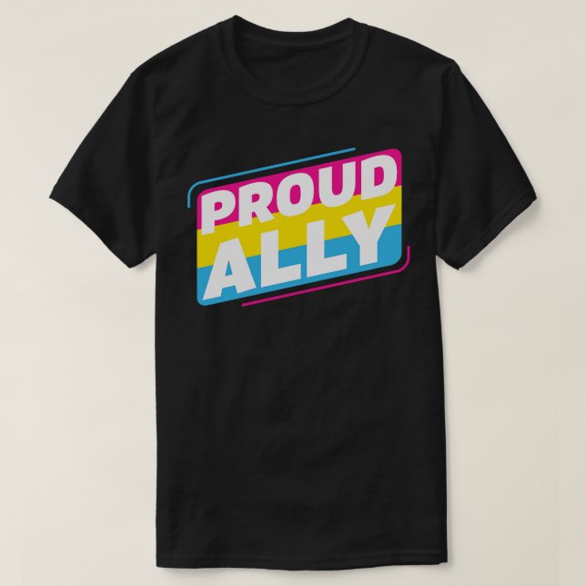 Camiseta Pansexual Orgullo Ally Pan Orgullo LGBT (Diseño del anverso)
