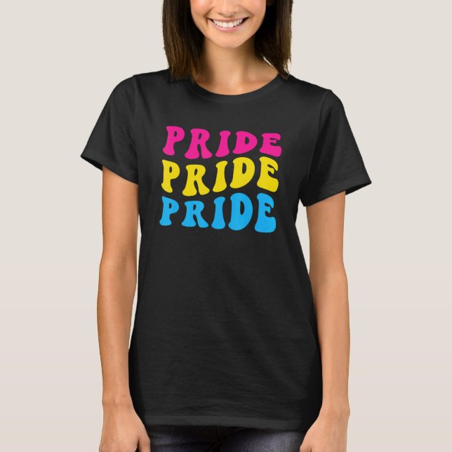 Camiseta Pansexual Orgullo Bandera Gay Trans Queer Lgbtq Pr (Anverso)