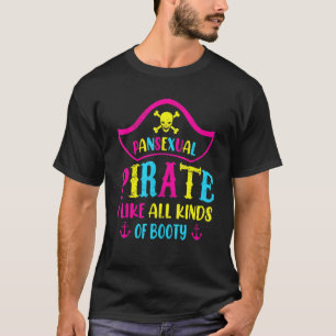 Camiseta Pansexual Orgullo Pirata Lgbtq Mes Colores de Band
