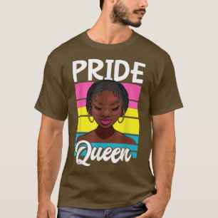 Camiseta Pansexual Orgullo Reina LGBT-Q Bandera del Orgullo