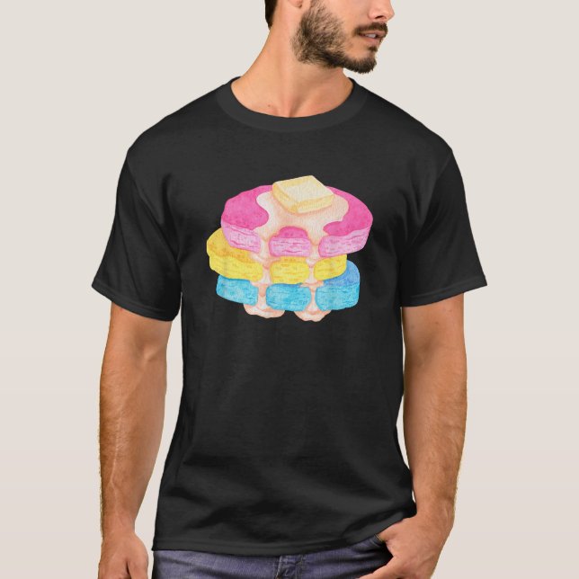 Camiseta Pansexual Pancake T Shirt (Anverso)