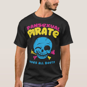 Camiseta Pansexual Pirate Ama a todos los humildes orgullo 