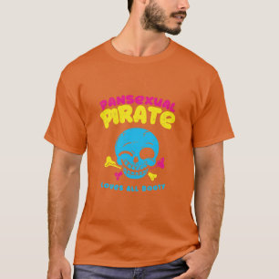 Camiseta Pansexual Pirate Ama a todos los humildes orgullo 
