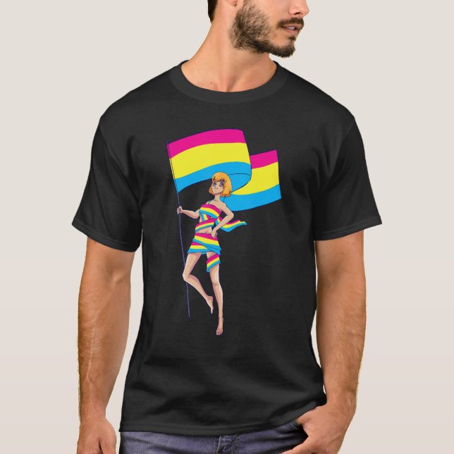 Camiseta Pansexual Pride Lgbt (Anverso)