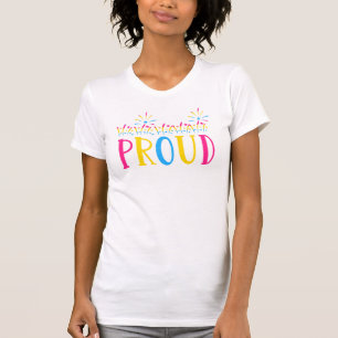 Camiseta Pansexual PROUD Fireworks LGBTQ