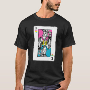 Camiseta Pansexual Rey de Corazones Lgbt Q Pan Pride Pareja