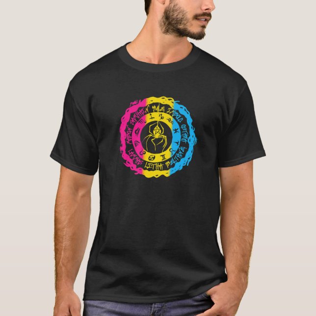 Camiseta Pansexual Wiccan Wheel Of The Year Pansexuality Wi (Anverso)