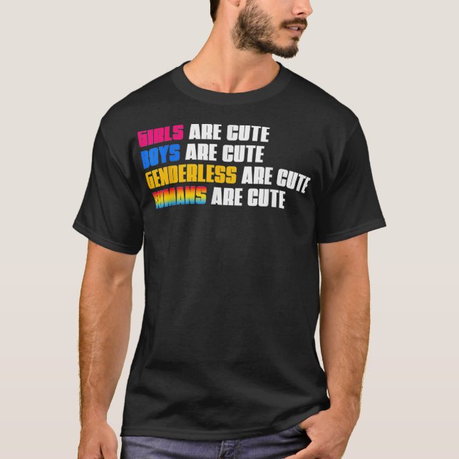 Camiseta Pansexualidad divertida LGBTQ Pan Pride Bandera Pa (Anverso)