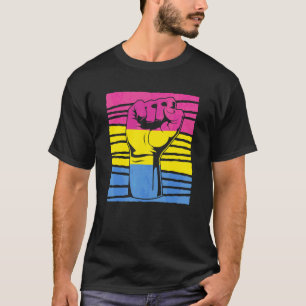 Camiseta Pansexualidad Orgullo Puño Pan Igualdad Pansexual 