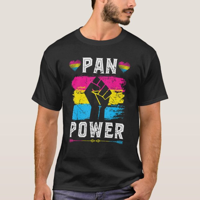 Camiseta Pansexualidad Panorámica del Orgullo Panorámico Po (Anverso)