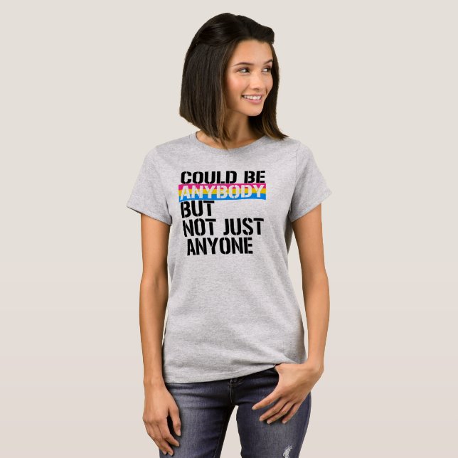 Camiseta Pansexuality - podía ser anybondy pero no apenas (Anverso completo)