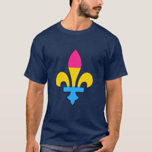 Camiseta Pansexuality priorge fleur-de-lis T-Shirt