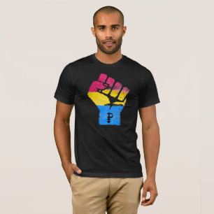 Camiseta PANSEXUALS RESISTEN el PUÑO - ilustraciones del