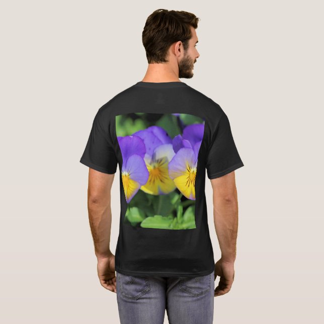 Camiseta Pansies (Reverso completo)