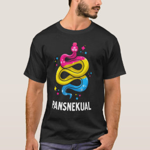Camiseta Pansnekual Pansexual Orgullo Snake Bandera Colores