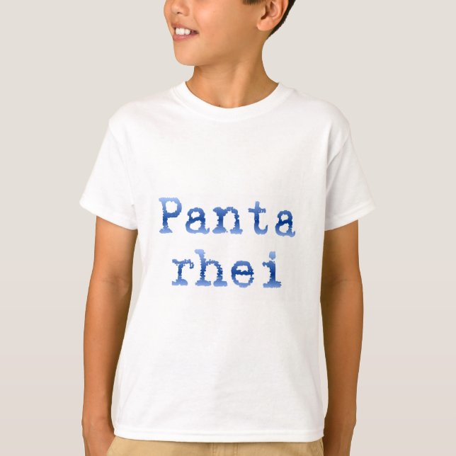 Camiseta Panta rhei "Todo fluye" (Anverso)