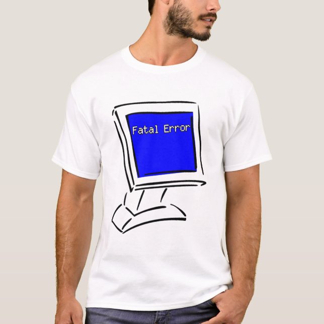 Camiseta Pantalla azul (Anverso)