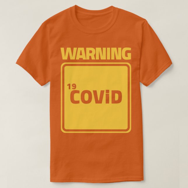 Camiseta pantalla de advertencia (Diseño del anverso)