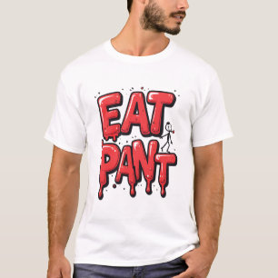 Camiseta PANTALLA DE COMIDA - Gráfica de tipografía de meme