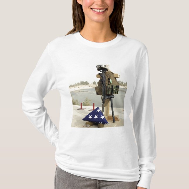 Camiseta Pantalla de equipo de los soldados caídos (Anverso)
