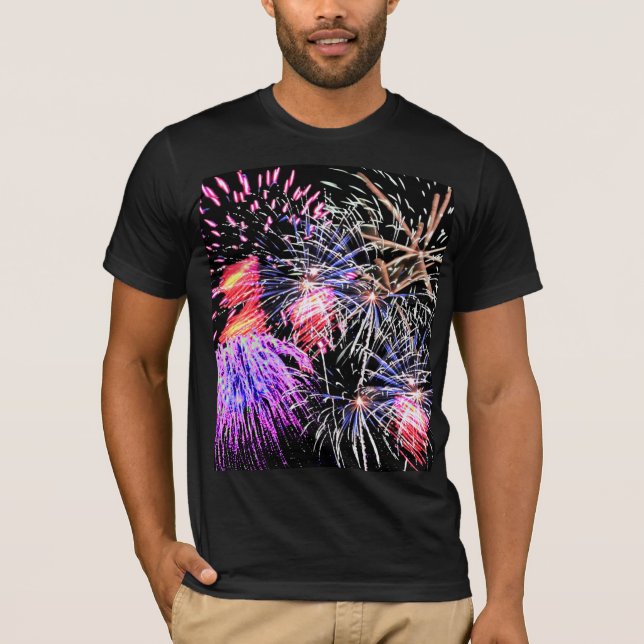 Camiseta Pantalla de fuegos artificiales (Anverso)