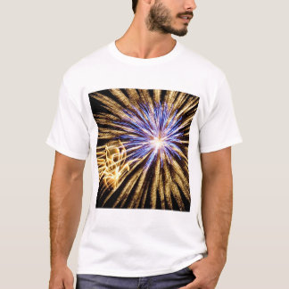 Camiseta Pantalla de fuegos artificiales de tamaño consider