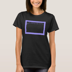 Camiseta Pantalla de inicio del COMMODORE C64