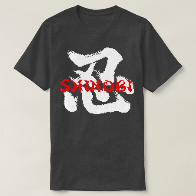Camiseta Pantalla de título Shinobi TurboGrafx16 (Diseño del anverso)