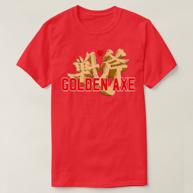 Camiseta Pantalla Golden Ax Megadrive Title Classic TShirt (Diseño del anverso)