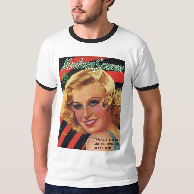 Camiseta Pantalla moderna 1936 de Ginger Rogers (Anverso)