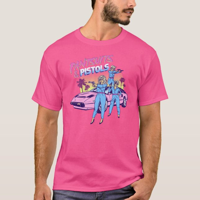 Camiseta Pantallas y pistolas (Anverso)