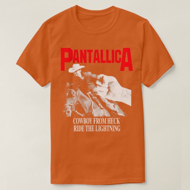 Camiseta PantallicA Poser Parodia Metalizado (Diseño del anverso)