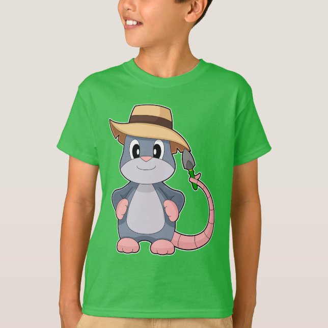 Camiseta Pantalón de los jardines del agricultor del ratón (Anverso)