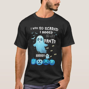 Camiseta Pantalones Abucheados Calabazas Azules Fantasma de