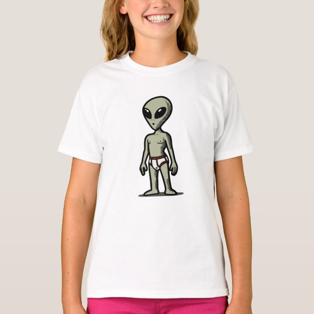 Camiseta Pantalones alienígenas (Anverso)