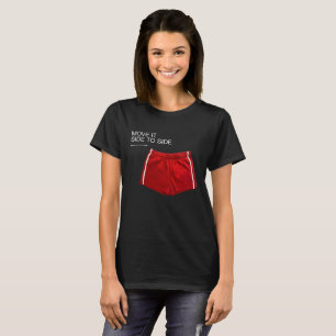 Camiseta Pantalones Cortos Deportivos Rojos Muévelo de Lado
