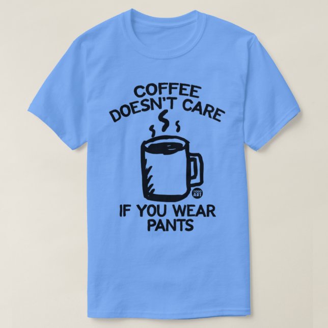 CAMISETA PANTALONES DE CAFÉ (Diseño del anverso)