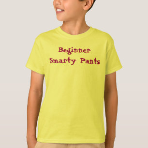Camiseta Pantalones Inteligentes Principiante Divertido Lin