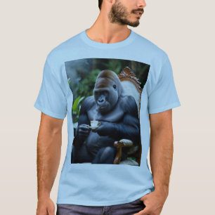 Camiseta Pantalones Perfectos Diseño de Gorila nueva aparie