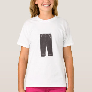 Camiseta Pantalones vaqueros de puño de carbón oscuro minim