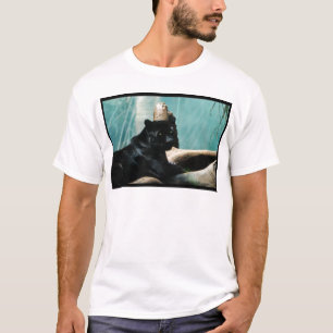 Camiseta Pantera con los ojos de la perforación